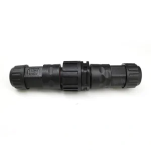 High Quality M20 Waterproof Cable Connector Straight Outdoor LED Lamp Adapter with ABS Housing Copper Contact Rated 2A IP67