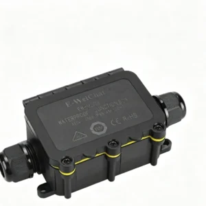 YRNOVA E-Weichat YR-EW-M2068-2T 2-way ABS Junction Box Led Cable Connector Light Connector IP68 Waterproof PA66 nylon Plastic