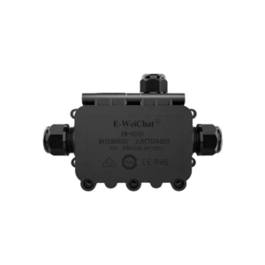 YRNOVA YR-EW-M2068-3T E-Weichat 40A 450V Mini Electric Junction Box 3-Way 3P IP68 PA66nylon Wire Connection Electronics