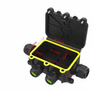 YRNOVA EW-M2068-6T IP68 6 Way Plastic Industrial Electrical Power Waterproof Junction Box