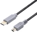 YRNOVA USB Type-C 3.1 Male Mini 5-Pin OTG Adapter Cable Pure Copper Conductor Braid PVC Jacket Mobile Phone