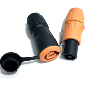 LED Display Screen Plug Stage Lighting Equipment Power Connection Plug IP65 20A Aviation Connector Copper Contacts ABS/Nylon