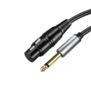 YRNOVA XLR to 6.35mm TRS Audio Cable 3 Pin Microphone 0.5M 1M 5M Balanced