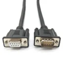 YRNOVA DB9 Male to Female RS232 Straight Through Serial Cable PVC for Computer