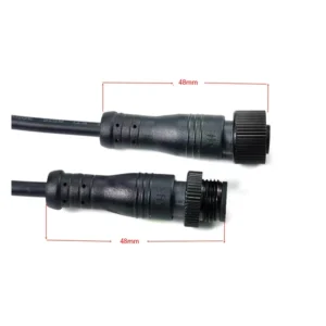 YRNOVA M12 Waterproof Cable Gland Connector 2 3 4 Pin LED Copper ABS Nylon