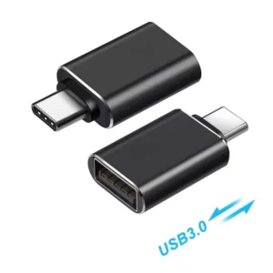 YRNOVA USB-C Male to USB-A Female OTG Adapter USB 3.0 Aluminum for Laptop Camera