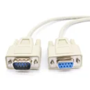 YRNOVA RS232 DB9 Serial Extension Cable Male to Female 9 Pin D-Sub PVC Insulated