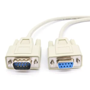 YRNOVA RS232 DB9 Serial Extension Cable Male to Female 9 Pin D-Sub PVC Insulated