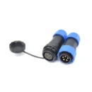 YRNOVA IP67 Waterproof 13mm Circular Connectors 2-9 Pin Male Female ABS Nylon 2A