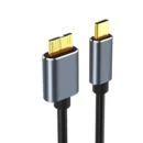 YRNOVA USB-C to Micro-B USB 3.0 Data Cable 1M Sync Nylon for Computer Hard Drive