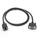 YRNOVA DB9 to RJ45 RS232 Console Cable OEM 9 Pin D-Sub to 8P8C for Switch Router