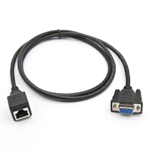 YRNOVA DB9 to RJ45 RS232 Console Cable OEM 9 Pin D-Sub to 8P8C for Switch Router