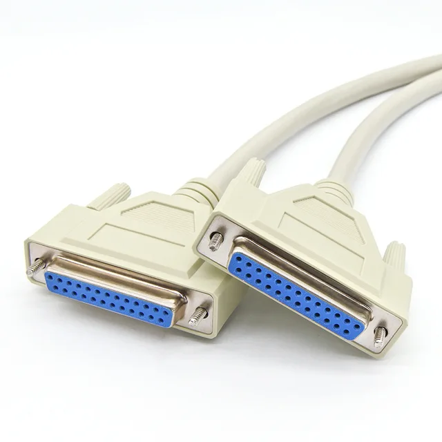 YRNOVA DB25 Male to Male Parallel Port Data Cable PVC Insulated for Printers
