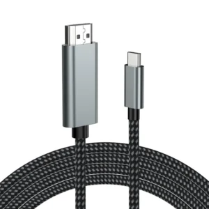 YRNOVA USB-C to HDMI Adapter Cable 4K 60Hz Aluminum Shell for TV Game Console