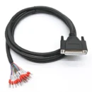 YRNOVA Custom DB25 Female D-Sub Socket Cable Harness PVC Insulated Wire Leads