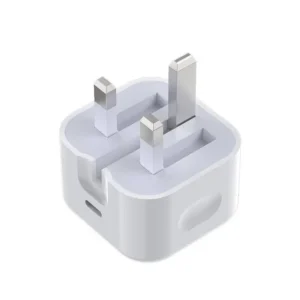 YRNOVA 20W USB-A USB-C Wall Charger UK Plug Fast Charging Adapter for iPhone Laptop