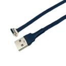 YRNOVA Right Angle USB-C Cable 1m Flat Thin Nylon FPV 3A Fast Charging for Computer