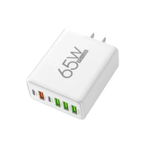 YRNOVA 65W USB Wall Charger 2PD+4USB QC3.0 Fast Charging Adapter for Phone Laptop