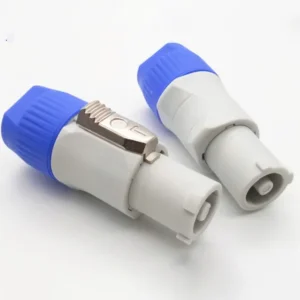 YRNOVA 15A PowerCON Connector 3-Pin Speaker Plug ABS Nylon Housing Copper Contacts
