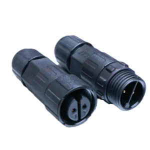 YRNOVA M16 2 Pin IP68 Waterproof Power Connector Male Female Brass for Outdoor LED