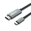 YRNOVA USB-C to HDMI Cable 4K UHD 60Hz Nylon Braided Converter for TV and Laptop