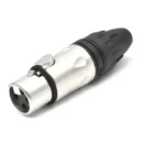 YRNOVA 3 Pin XLR Female Audio Connector Cannon Plug PVC for Microphone Male