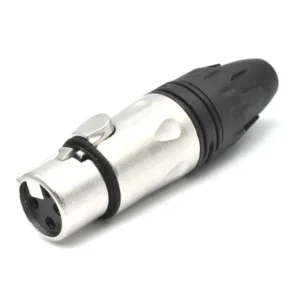 YRNOVA 3 Pin XLR Female Audio Connector Cannon Plug PVC for Microphone Male
