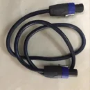 YRNOVA SpeakON Speaker Cable 4 Pole Male NL4FC 1m for Amplifier PA System DJ