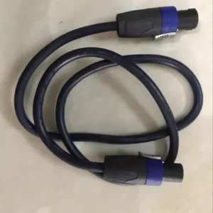 YRNOVA SpeakON Speaker Cable 4 Pole Male NL4FC 1m for Amplifier PA System DJ