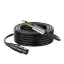YRNOVA 3.5mm to XLR Cable Male to Male Adapter Braid Shielded for Microphone Speaker