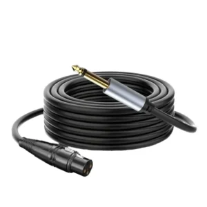 YRNOVA 3.5mm to XLR Cable Male to Male Adapter Braid Shielded for Microphone Speaker