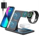 YRNOVA 3-in-1 Wireless Charging Stand for iPhone Apple Watch AirPods USB-C Input