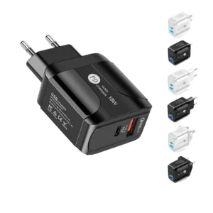 YRNOVA 25W PD USB-C Wall Fast Charger EU Plug 20V Output for iPhone and Android
