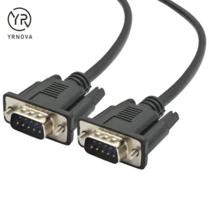 YRNOVA Custom DB9 RS232 Serial Cable Male to Female Shielded Tinned Copper PVC