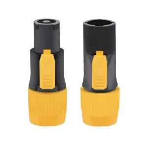 YRNOVA Waterproof PowerCON Style 3 Pin Power Connector Male Female Brass LED