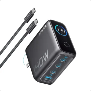 YRNOVA 140W GaN USB-C Charger 4-Port Multi-Device Fast Wall Charger for Laptop Phone