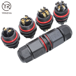 L20 IP67 Waterproof Cable Joiner 2 3 Pin Screw Fixing for Outdoor LED 10A